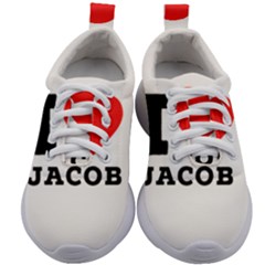 I Love Jacob Kids Athletic Shoes by ilovewhateva