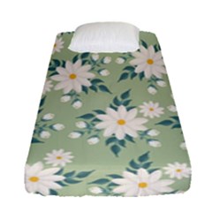 Flowers-108 Fitted Sheet (Single Size)