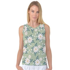 Flowers-108 Women s Basketball Tank Top