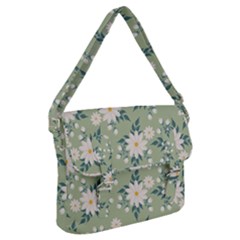 Flowers-108 Buckle Messenger Bag