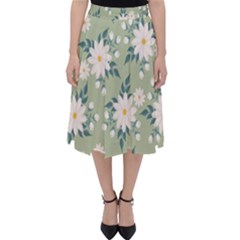 Flowers-108 Classic Midi Skirt by nateshop