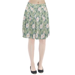 Flowers-108 Pleated Skirt