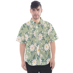Flowers-108 Men s Short Sleeve Shirt