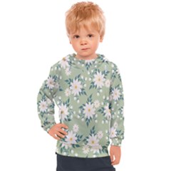 Flowers-108 Kids  Hooded Pullover