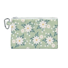Flowers-108 Canvas Cosmetic Bag (Medium)