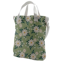 Flowers-108 Canvas Messenger Bag