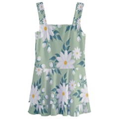 Flowers-108 Kids  Layered Skirt Swimsuit