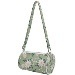 Flowers-108 Mini Cylinder Bag