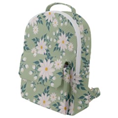 Flowers-108 Flap Pocket Backpack (Small)