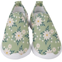 Flowers-108 Kids  Slip On Sneakers