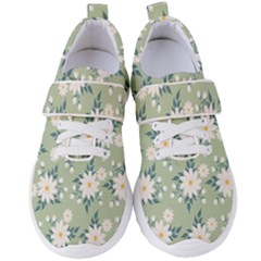 Flowers-108 Women s Velcro Strap Shoes