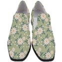 Flowers-108 Women Slip On Heel Loafers View1
