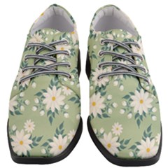 Flowers-108 Women Heeled Oxford Shoes