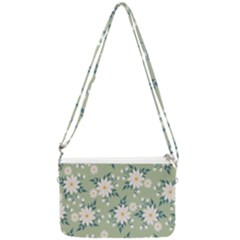 Flowers-108 Double Gusset Crossbody Bag