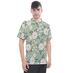 Flowers-108 Men s Polo Tee