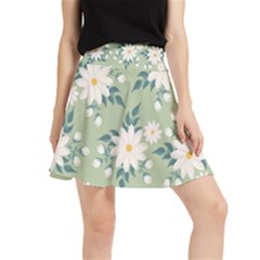 Flowers-108 Waistband Skirt by nateshop