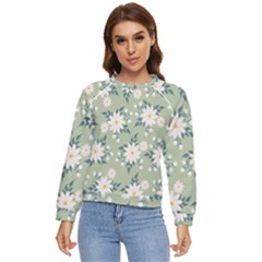 Flowers-108 Women s Long Sleeve Raglan Tee