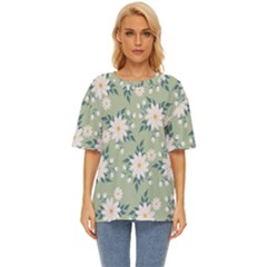 Flowers-108 Oversized Basic Tee