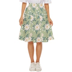 Flowers-108 Classic Short Skirt