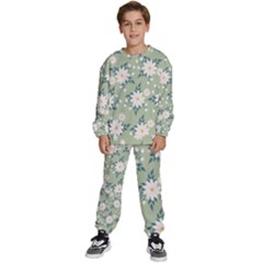 Flowers-108 Kids  Sweatshirt set