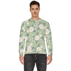 Flowers-108 Men s Fleece Sweatshirt by nateshop