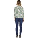 Flowers-108 Women s Casual 3/4 Sleeve Spring Jacket View4