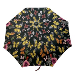 Flowers-109 Folding Umbrellas by nateshop