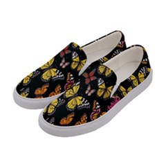 Flowers-109 Women s Canvas Slip Ons by nateshop