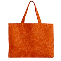 Orange-chaotic Zipper Mini Tote Bag by nateshop