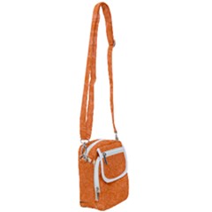 Orange-chaotic Shoulder Strap Belt Bag by nateshop