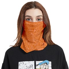 Orange-chaotic Face Covering Bandana (two Sides) by nateshop