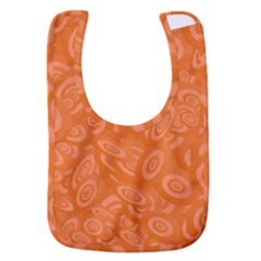 Orange-ellipse Baby Bib by nateshop