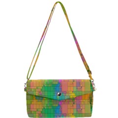 Pixel-79 Removable Strap Clutch Bag by nateshop