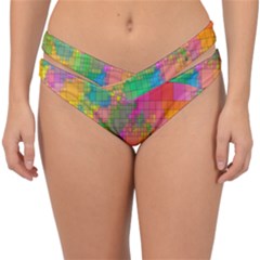 Pixel-79 Double Strap Halter Bikini Bottoms by nateshop