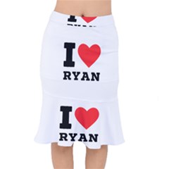 I Love Ryan Short Mermaid Skirt by ilovewhateva