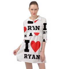 I Love Ryan Mini Skater Shirt Dress by ilovewhateva