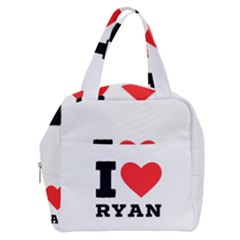 I Love Ryan Boxy Hand Bag by ilovewhateva