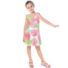 Roses-50 Kids  Sleeveless Dress