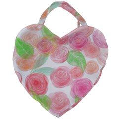 Roses-50 Giant Heart Shaped Tote by nateshop