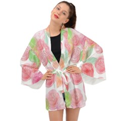 Roses-50 Long Sleeve Kimono by nateshop