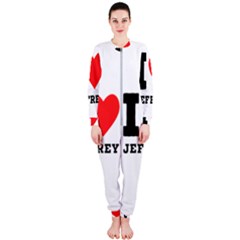 I Love Jeffrey Onepiece Jumpsuit (ladies) by ilovewhateva