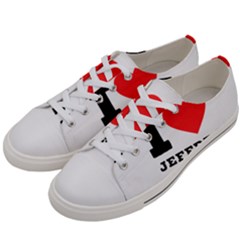 I Love Jeffrey Men s Low Top Canvas Sneakers by ilovewhateva