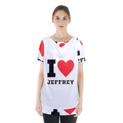 I Love Jeffrey Skirt Hem Sports Top by ilovewhateva