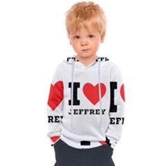 I Love Jeffrey Kids  Overhead Hoodie by ilovewhateva