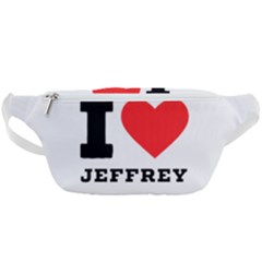 I Love Jeffrey Waist Bag  by ilovewhateva