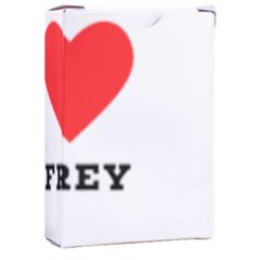 I Love Jeffrey Playing Cards Single Design (rectangle) With Custom Box by ilovewhateva