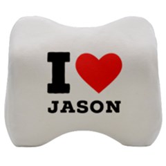 I Love Jason Velour Head Support Cushion by ilovewhateva