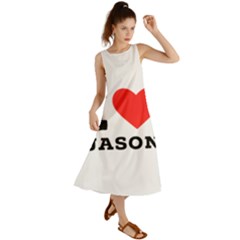 I Love Jason Summer Maxi Dress