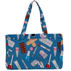 Medicine Pattern Canvas Work Bag by SychEva