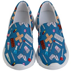 Medicine Pattern Kids Lightweight Slip Ons by SychEva